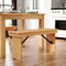 Flash Furniture HERCULES 40'' x 12'' Light Natural Solid Pine Folding Farm Bench XA-B-40X12-LN-GG - alternate 1